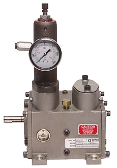 Industrial lubrication pump with pressure gauge, designed for efficient lubrication in machinery and equipment, ensuring optimal performance and reduced wear.