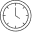 Clock icon representing time management and scheduling. Ideal for themes related to productivity, deadlines, and organization.